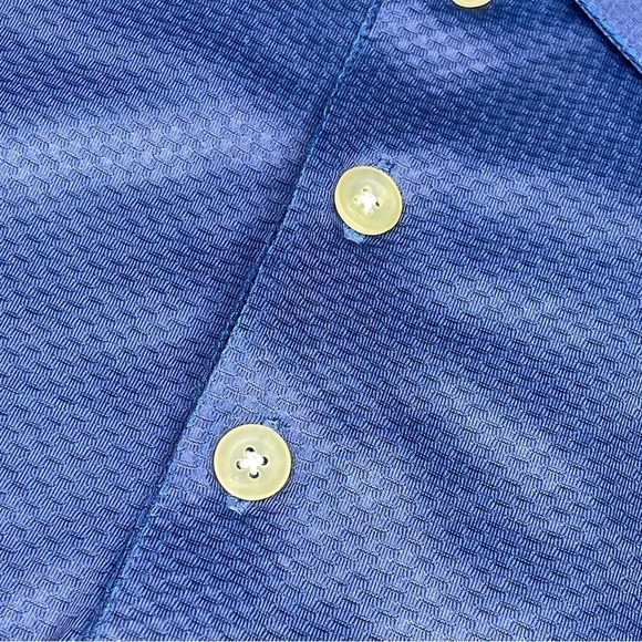 Nike Golf Fit Dry Polo Shirt Blue Preppy Resort Vacation Summer Short Sleeve - Picture 6 of 15